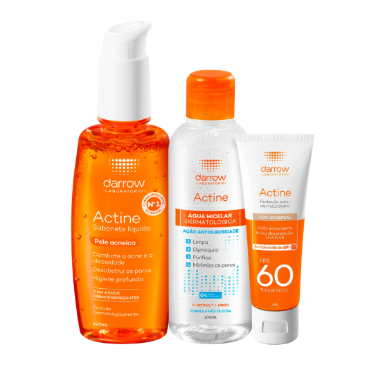 Kit Darrow Actine Control FPS60 Universal (3 Produtos)
