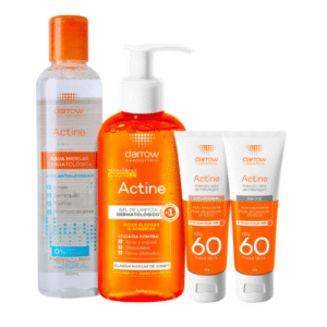 Kit Darrow Actine Limpeza & Proteção Quarteto (4 Produtos)