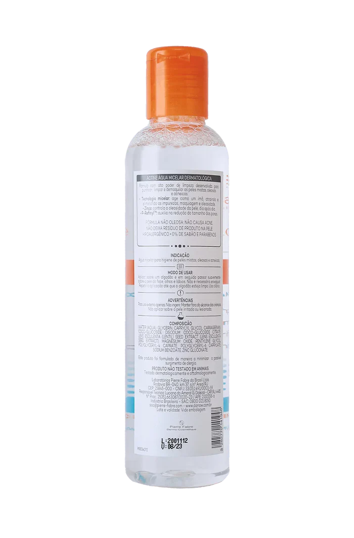 Actine Água Micelar 200ml - Imagem 2