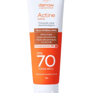 Actine Solar Protetor Solar FPS 70 Pele Morena Mais 40g