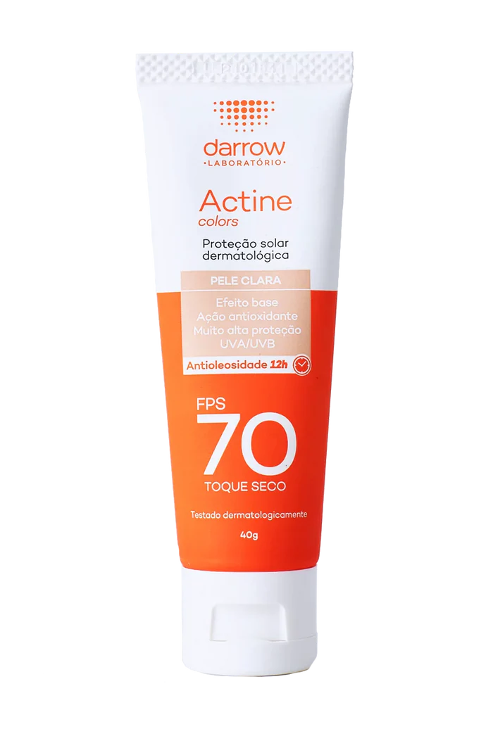 Actine Solar Protetor Solar FPS 70 Pele Clara 40g