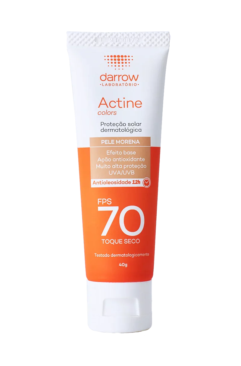 Actine Solar Protetor Solar FPS 70 Pele Morena 40g