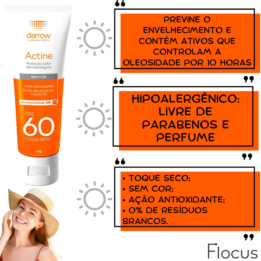Kit Darrow Gel de Limpeza Vitamina C Protetor Solar sem Cor - Imagem 3